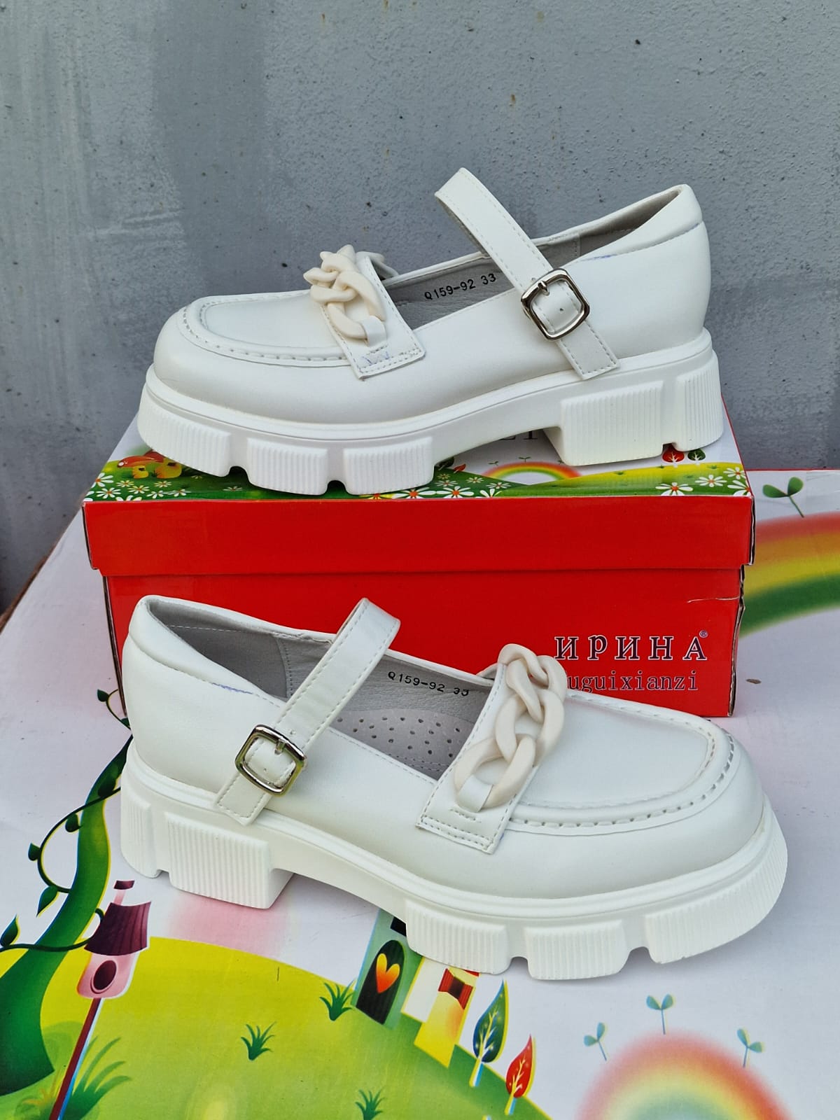 Детские туфли  FASHION SO-263-117 (8 пар в коробе, 33-38 размер)