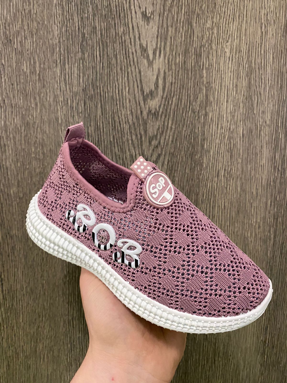 Детские весенние слипоны FASHION SO-239-107 (10 пар в коробе, размер 31-36)