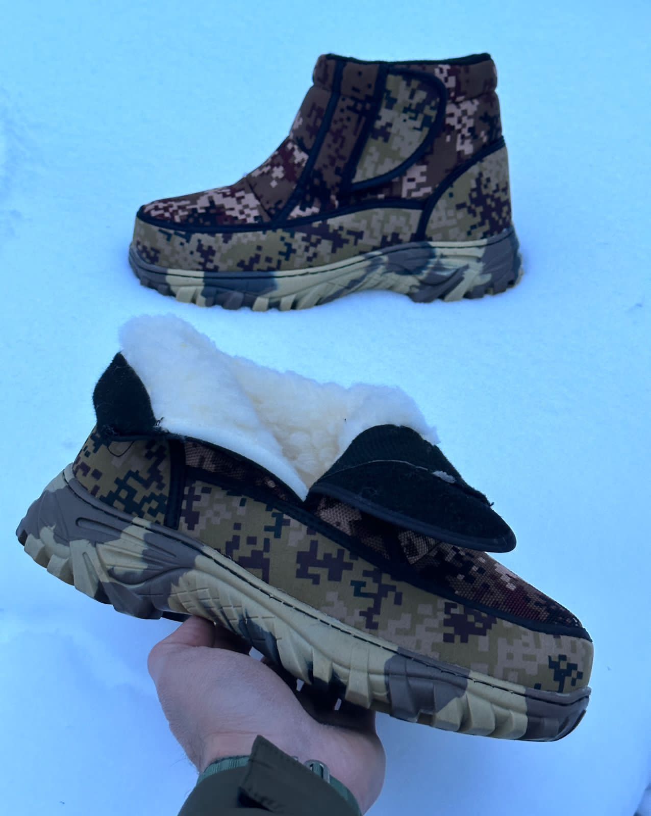 Мужские зимние дутики FASHION SO-222-21 (8 пар в коробе, размер 41-46)