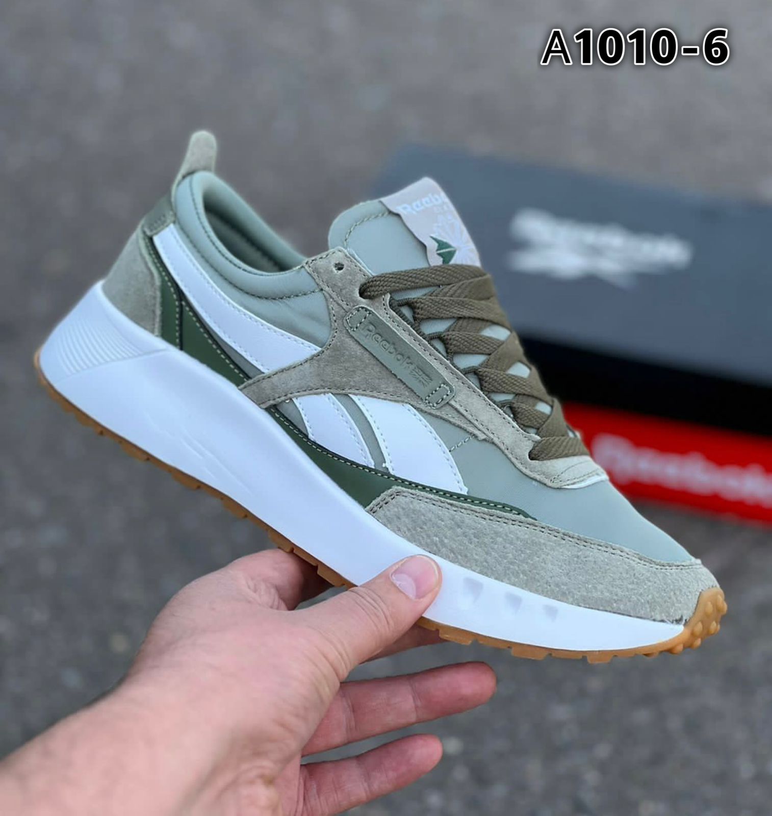 Мужские весенние кроссовки AIR SO-227-104 (6 пар в коробе, размер 41-46)