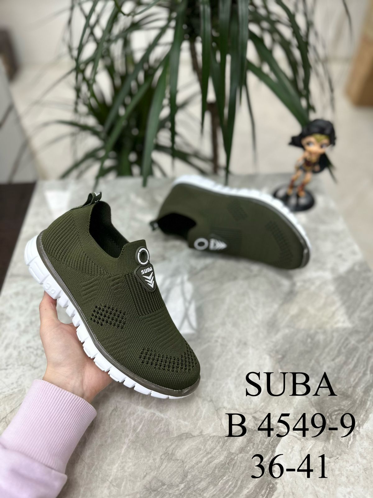 Мужские весенние слипоны SUBA SO-248-77 (8 пар в коробе, размер 36-41)