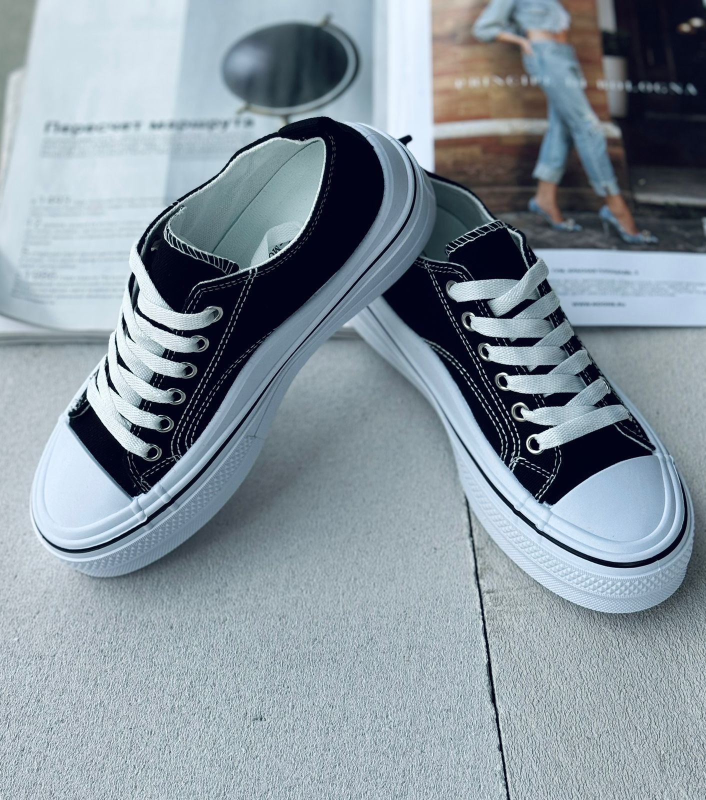 Женские весенние кеды FASHION SO-240-44 (8 пар в коробе, размер 36-41)