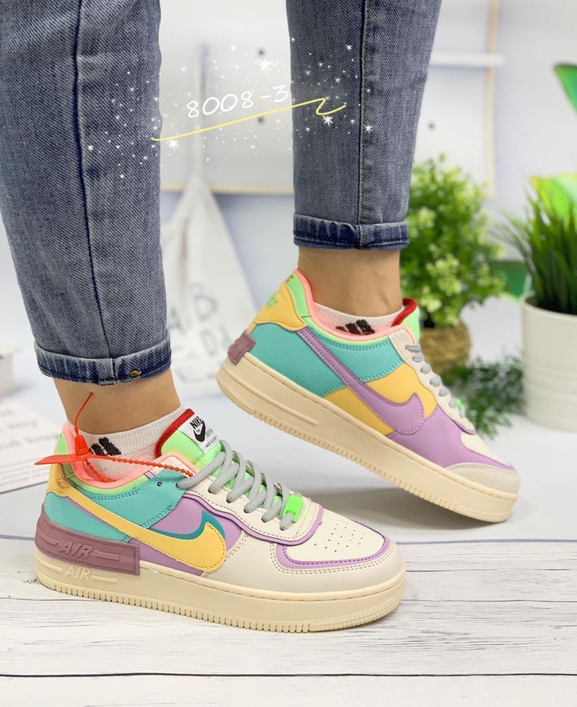 Женские весенние кроссовки FASHION SO-220-49 (8 пар в коробе, размер 36-41)