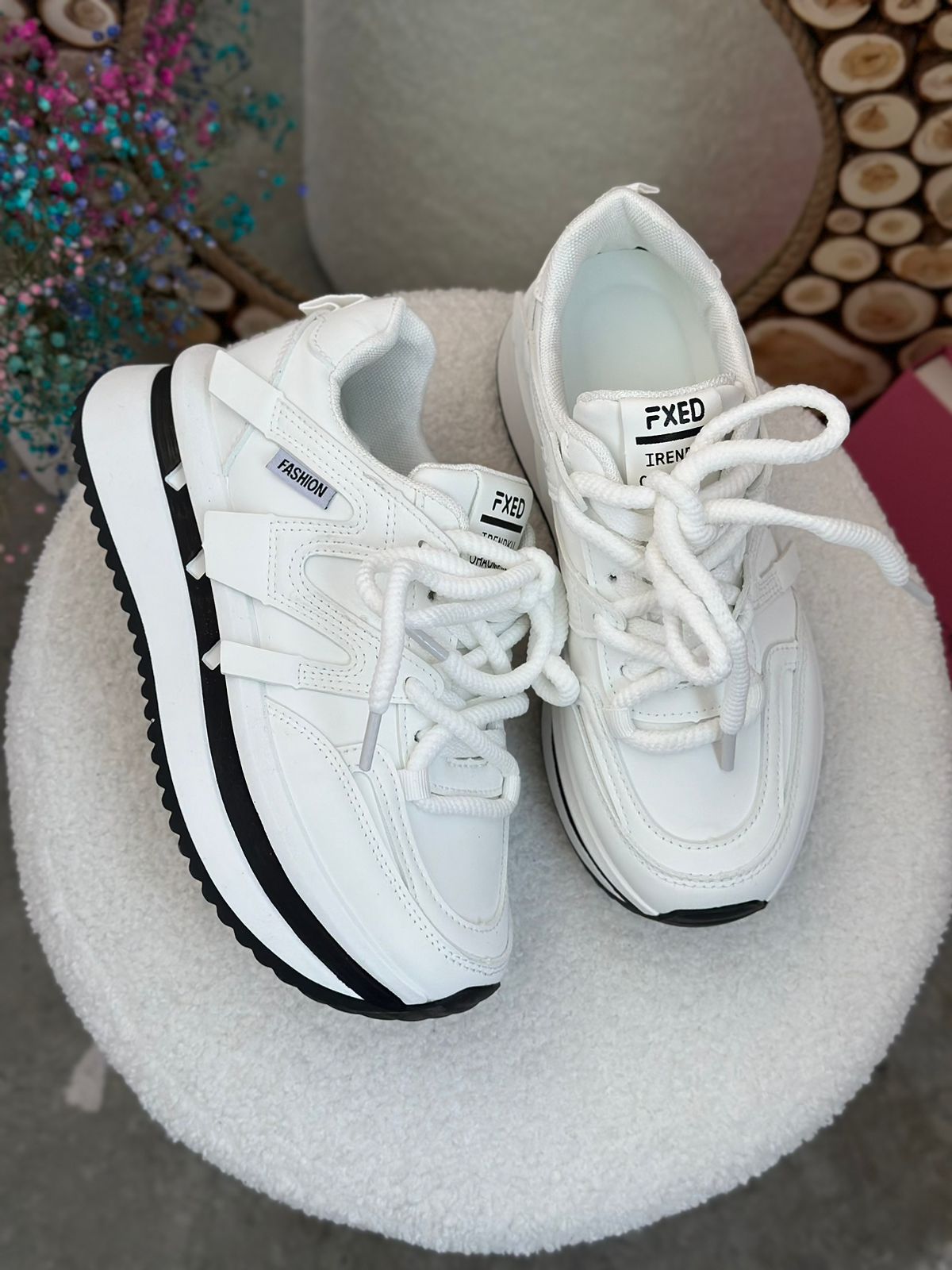 Женские весенние кроссовки FASHION SO-237-103 (8 пар в коробе, размер 36-41)