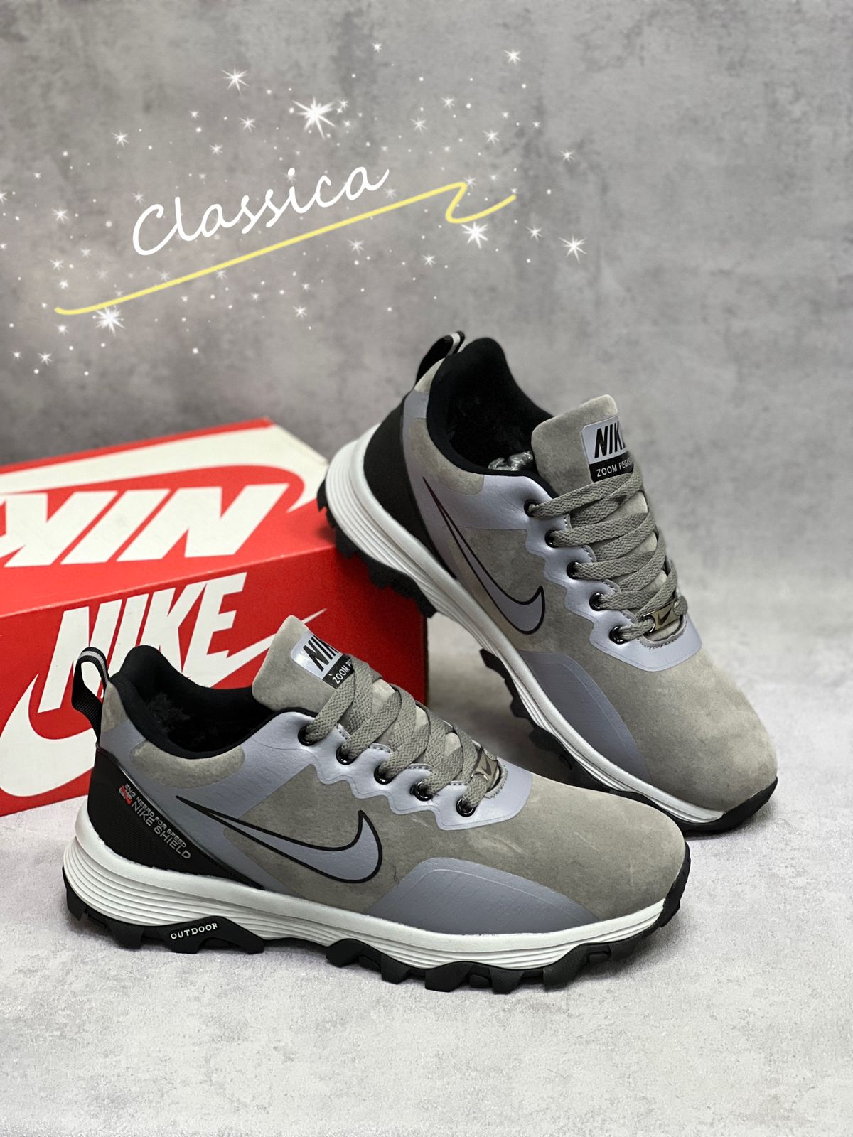 Мужские зимние кроссовки CLASSICA SO-212-35 (8 пар в коробе, размер 41-46)