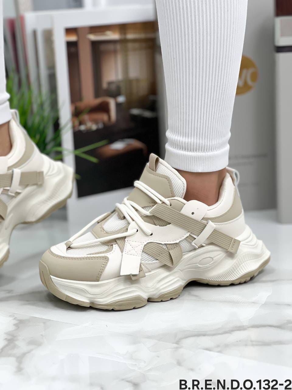 Женские весенние кроссовки FASHION SO-236-57 (8 пар в коробе, размер 36-41)