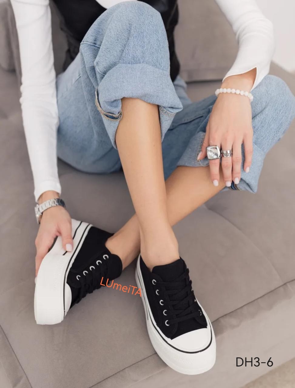 Женские кеды  FASHION SO-262-256 (8 пар в коробе, 36-41 размер)