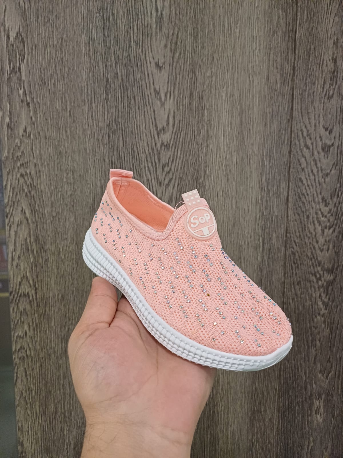 Детские весенние слипоны FASHION SO-239-120 (10 пар в коробе, размер 31-36)