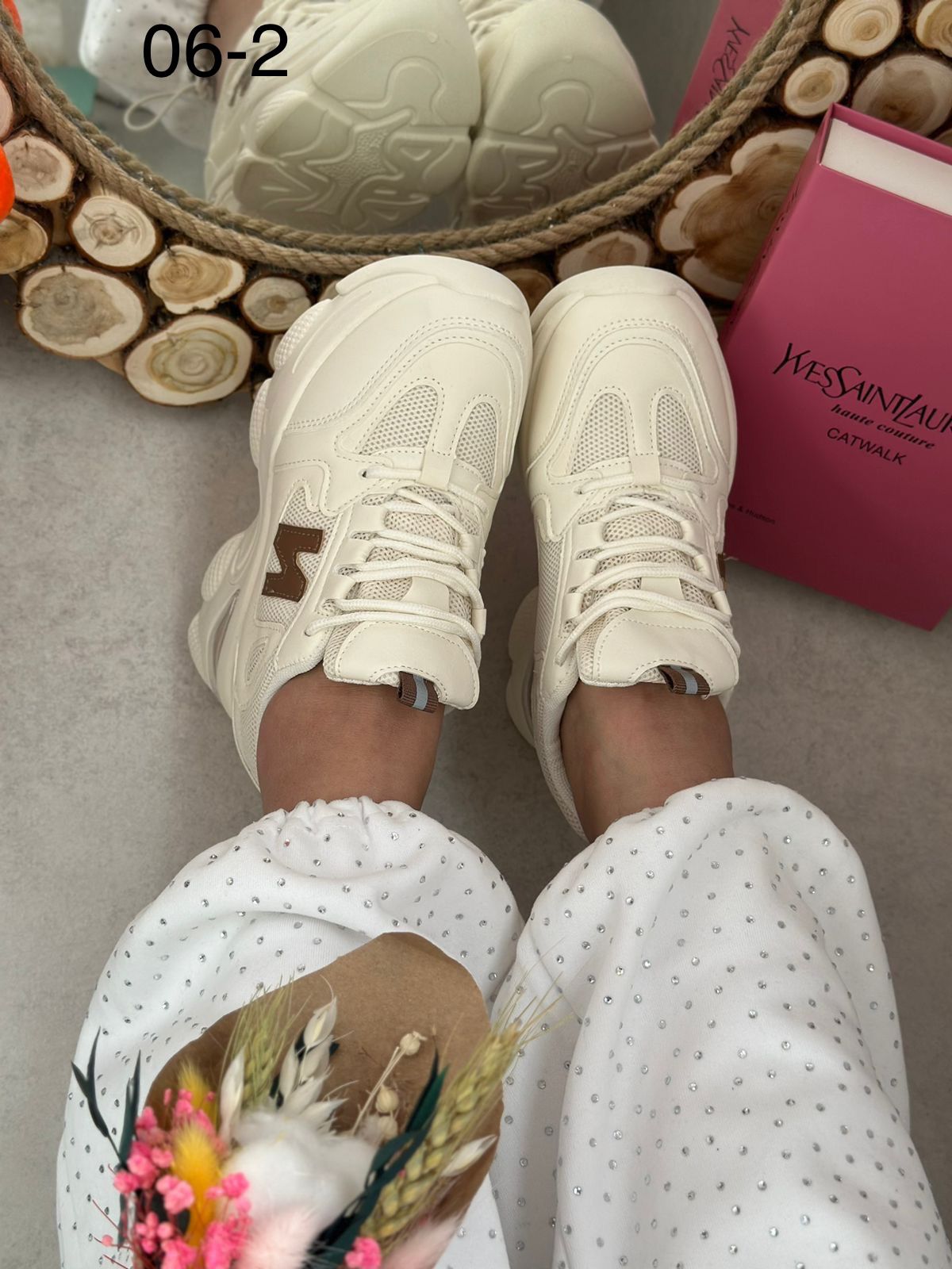 Женские весенние кроссовки FASHION SO-247-1 (8 пар в коробе, размер 36-40)