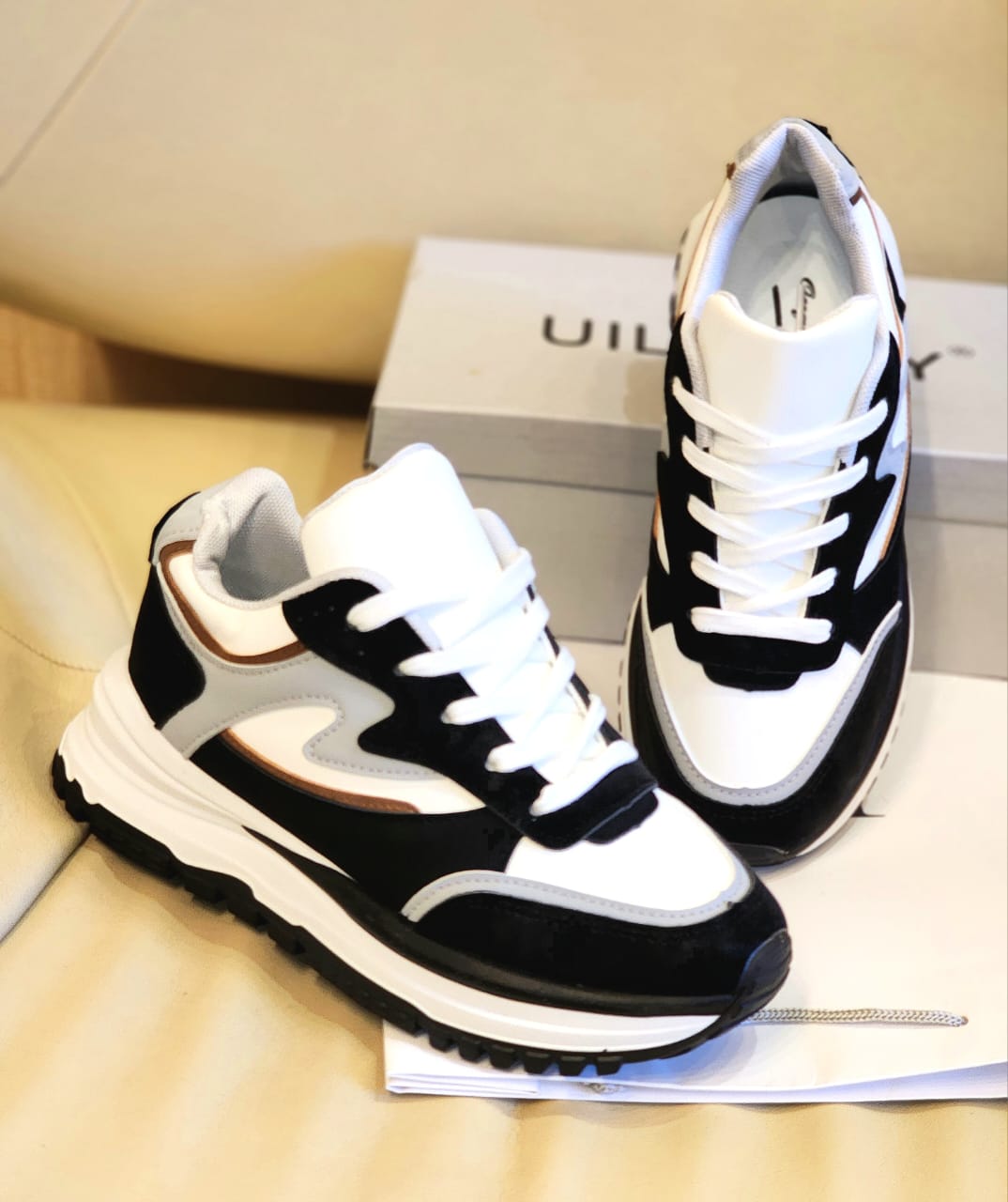 Женские весенние кроссовки FASHION SO-219-63 (8 пар в коробе, размер 36-41)