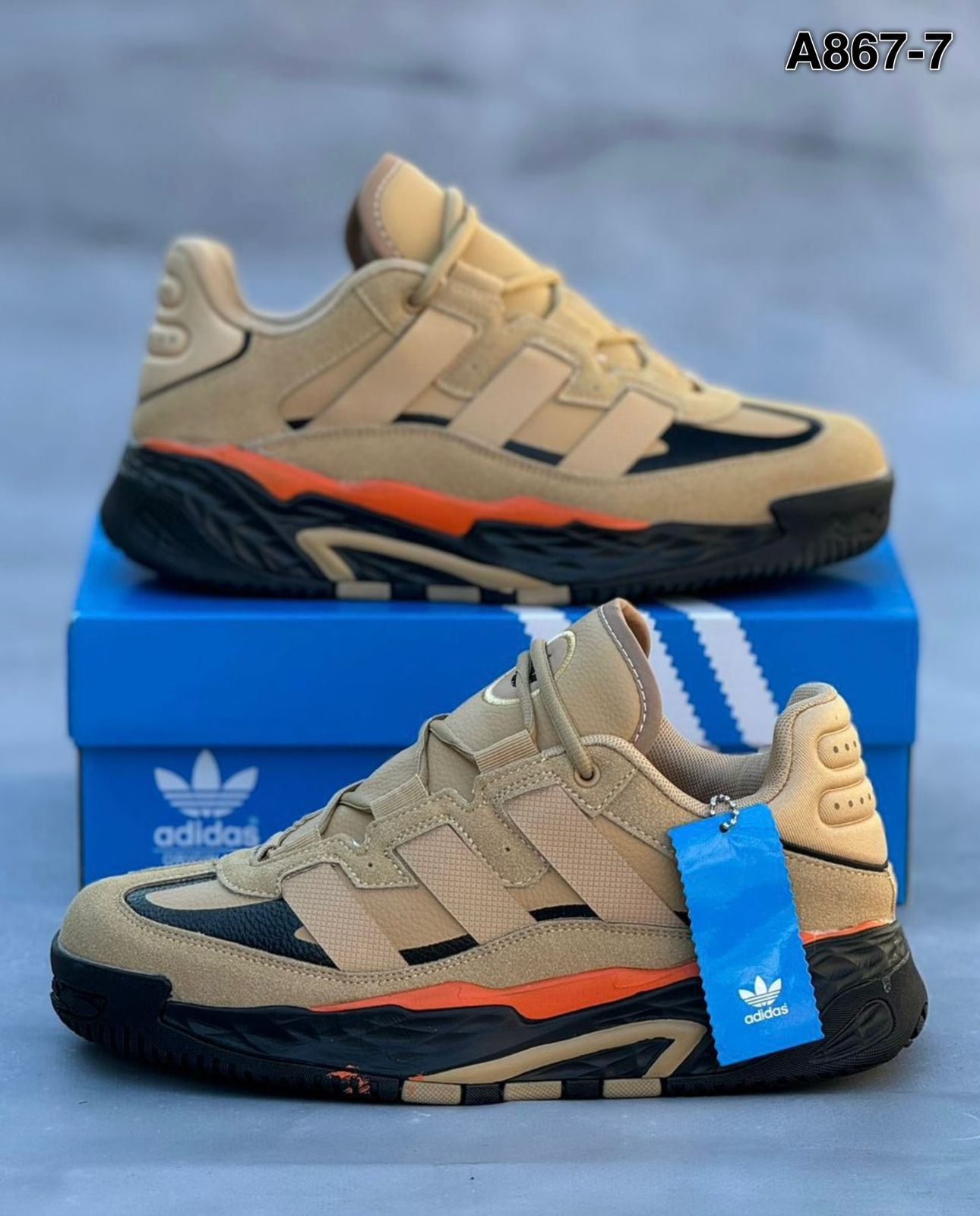 Мужские кроссовки  FASHION SO-251-563 (8 пар в коробе, 41-46 размер)