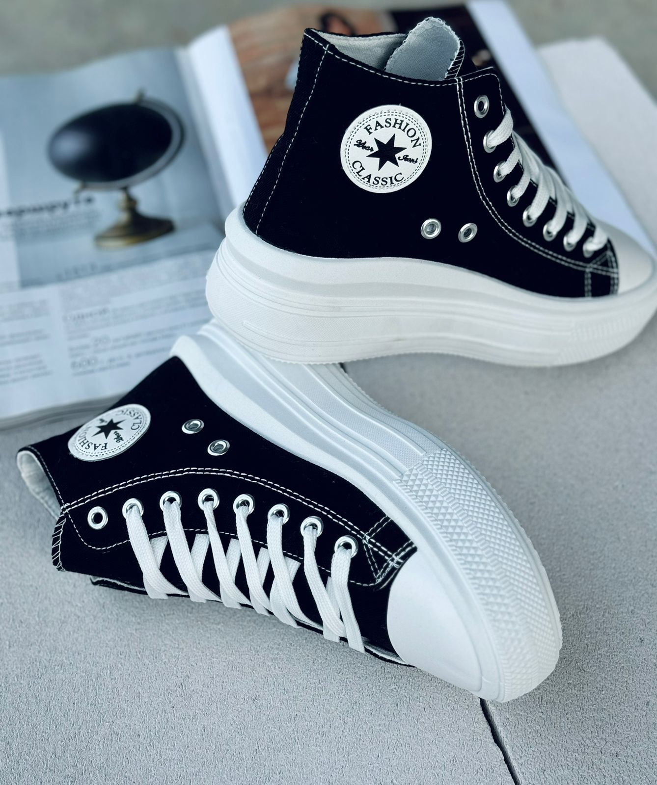 Женские весенние кеды FASHION SO-240-73 (8 пар в коробе, размер 36-41)