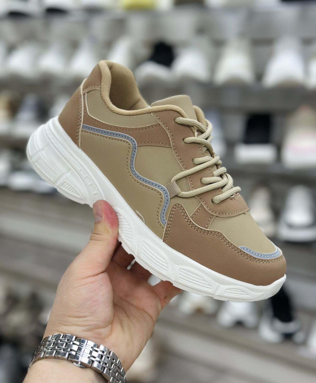 Женские весенние кроссовки FASHION SO-240-275 (8 пар в коробе, размер 36-41)