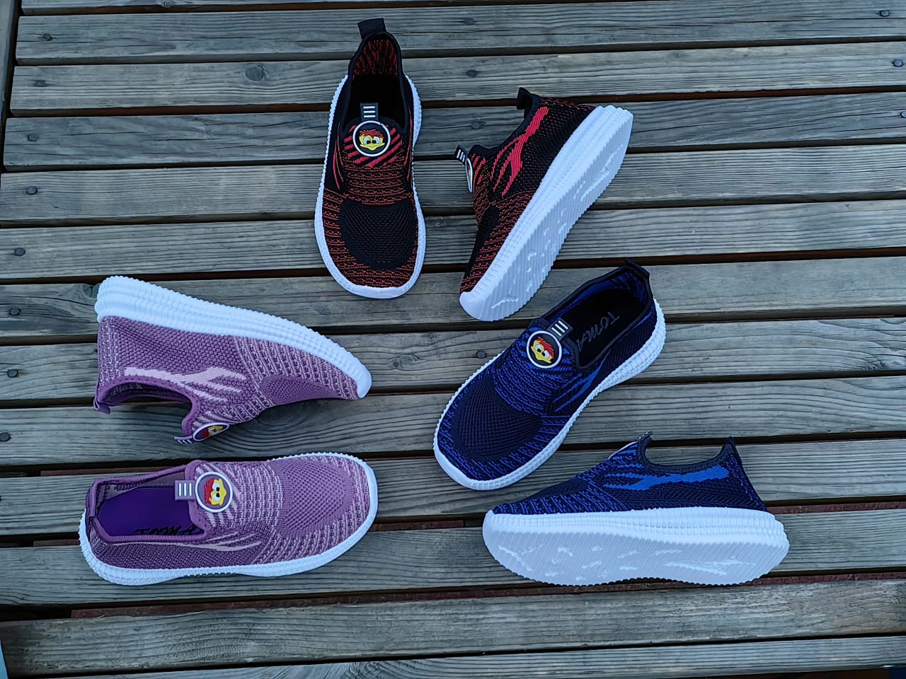 Детские слипоны  FASHION SO-254-281 (18 пар в коробе, 31-36 размер)