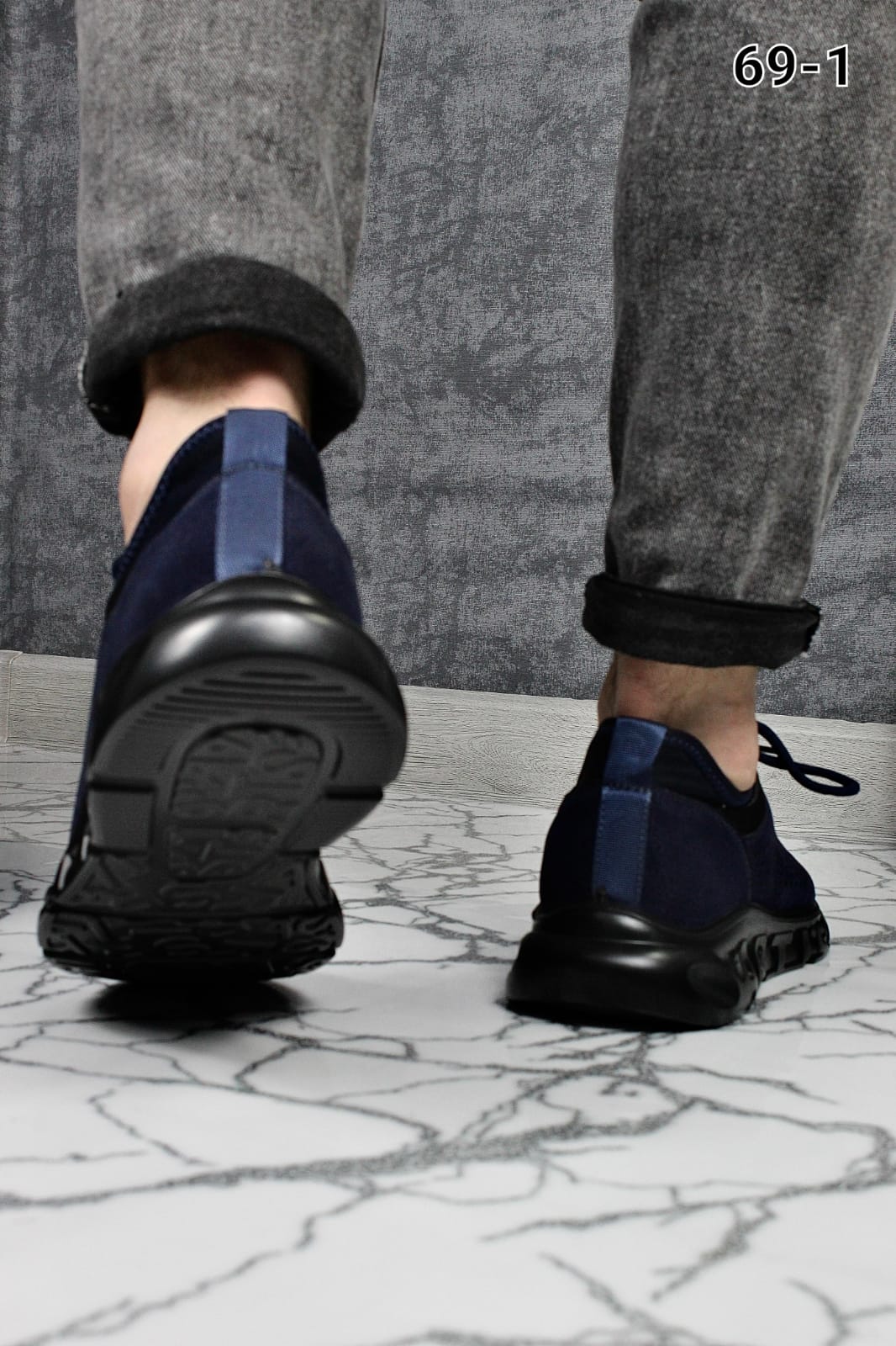 Мужские весенние кроссовки AIR SO-243-54 (8 пар в коробе, размер 41-46)