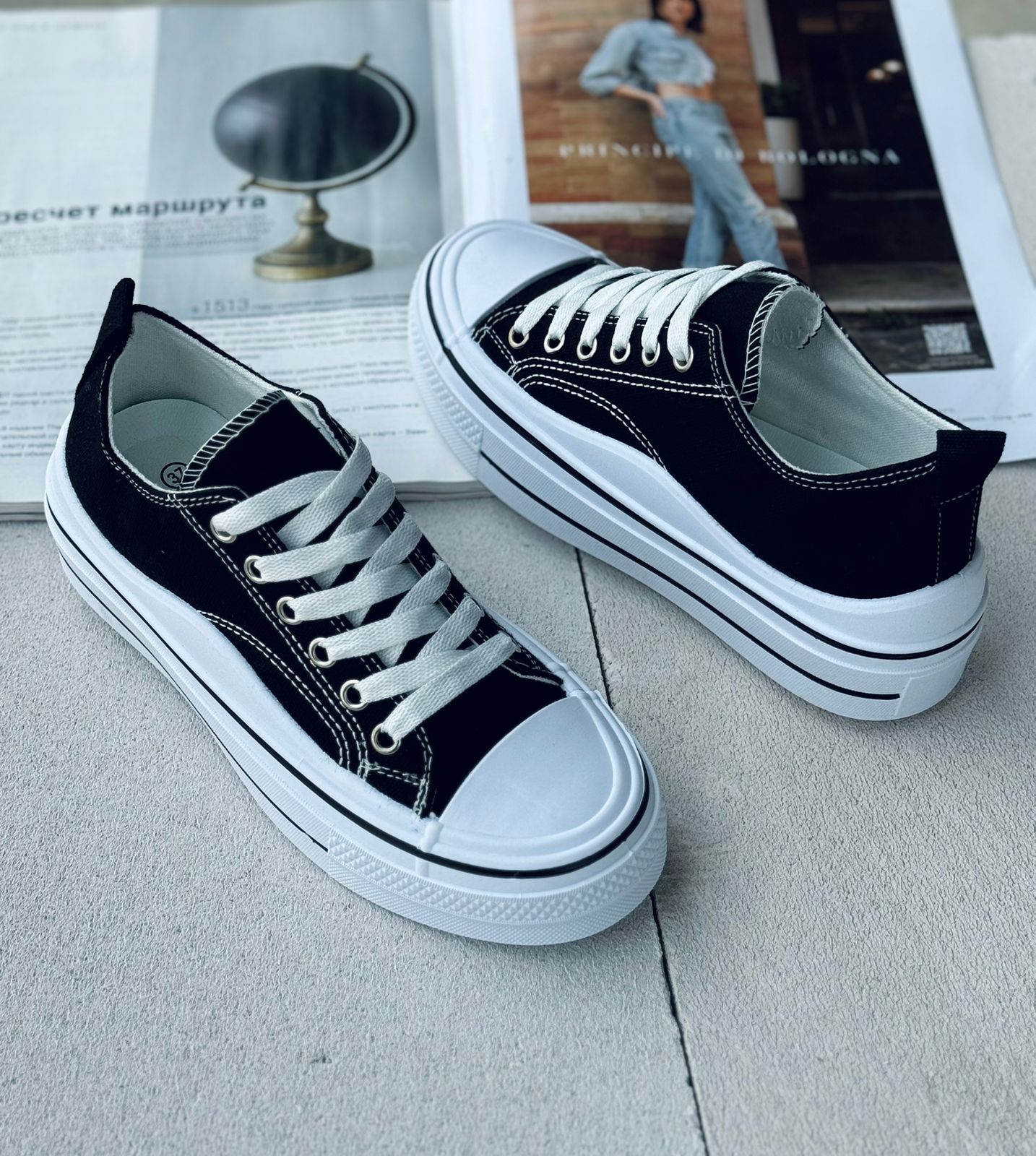 Женские весенние кеды FASHION SO-240-41 (8 пар в коробе, размер 36-41)