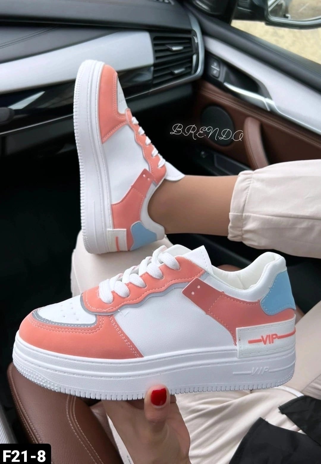 Женские весенние кроссовки FASHION SO-216-65 (8 пар в коробе, размер 36-41)