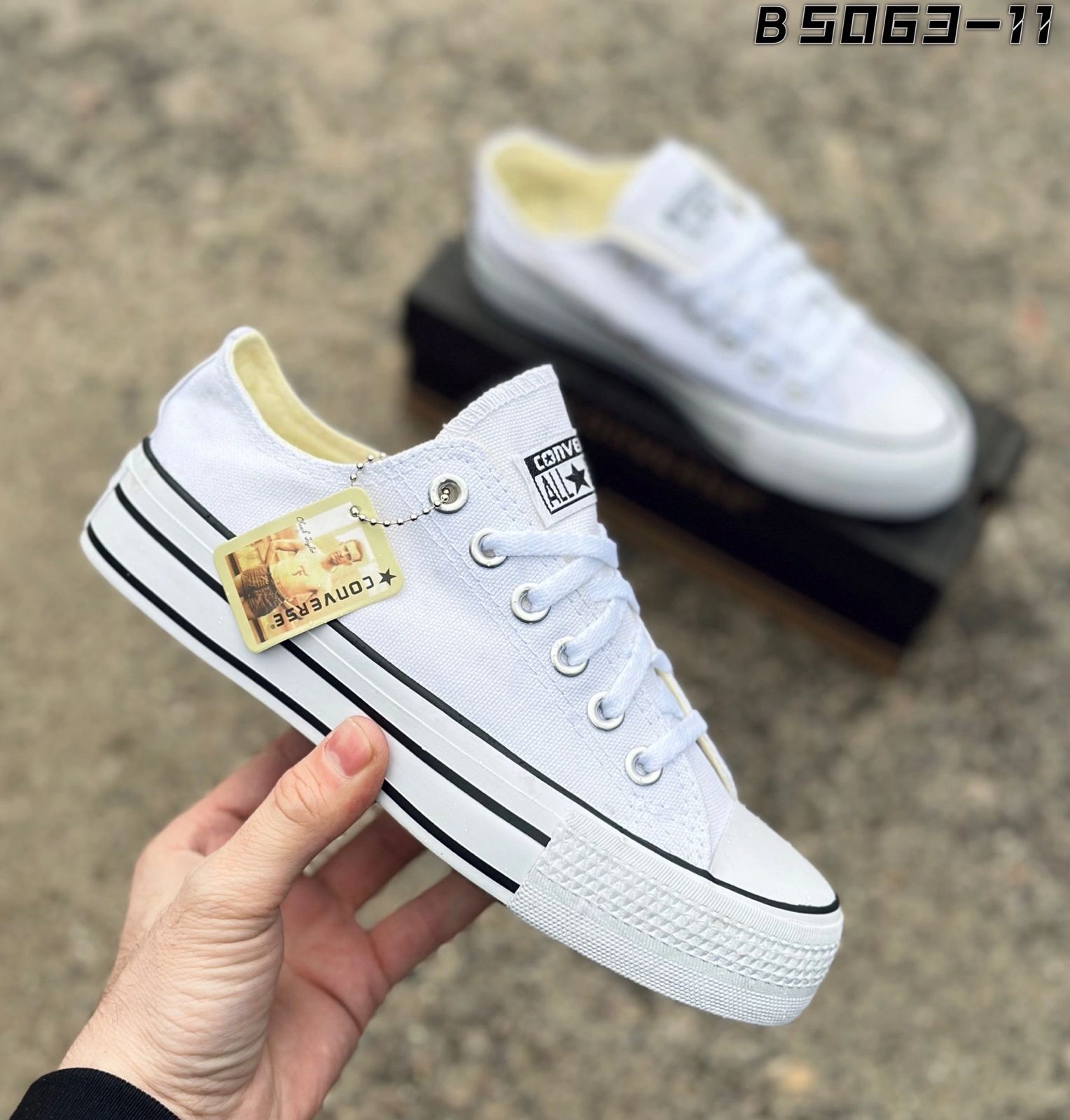 Мужские весенние кеды CONVERSE SO-244-58 (8 пар в коробе, размер 36-41)