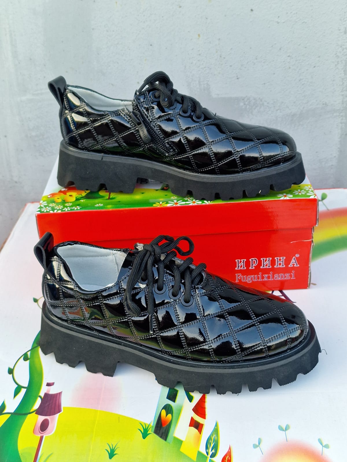 Детские туфли  FASHION SO-263-133 (8 пар в коробе, 33-38 размер)