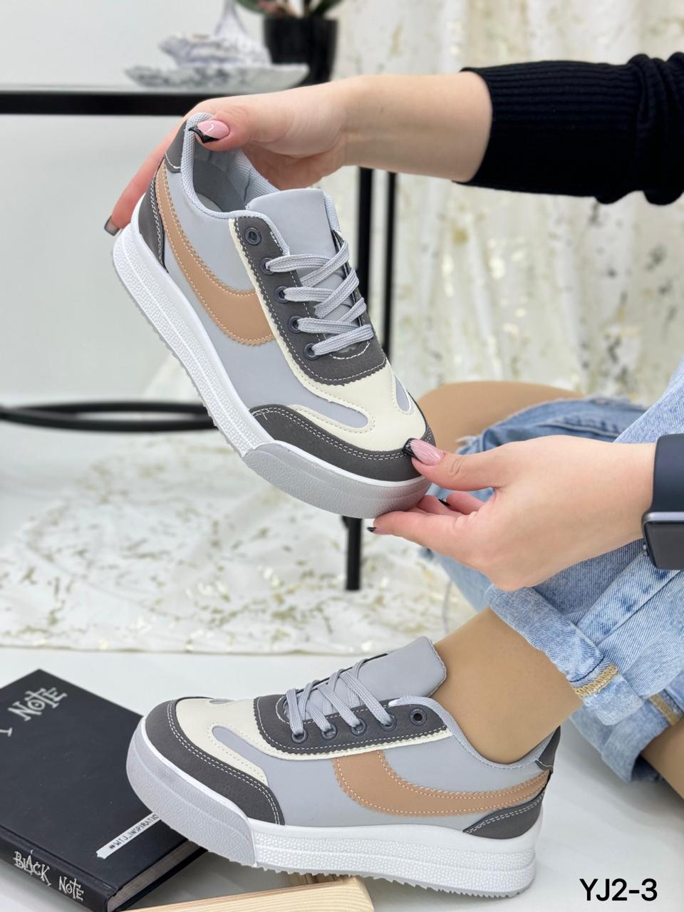 Женские весенние кроссовки FASHION SO-248-104 (8 пар в коробе, размер 36-41)