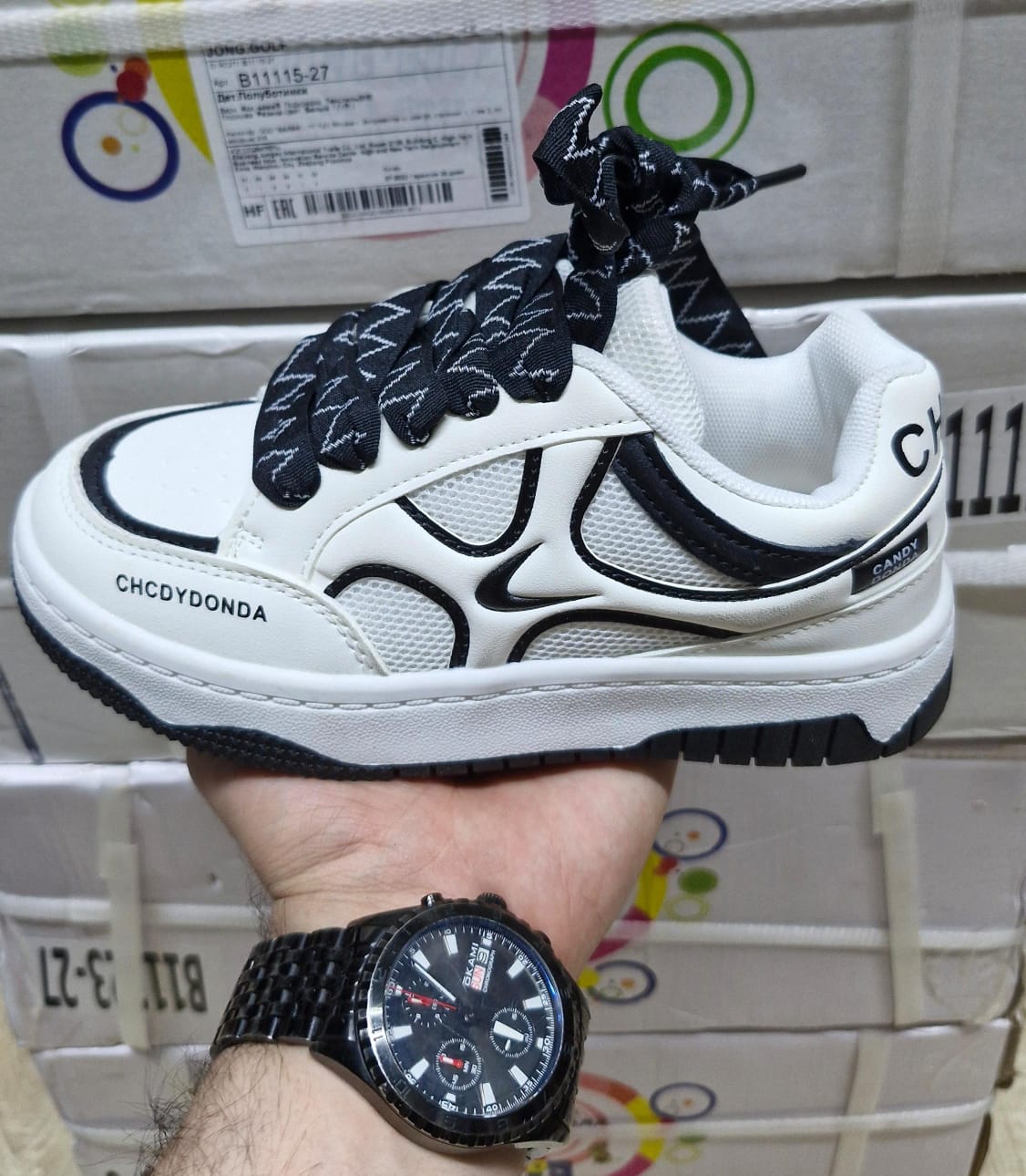 Детские кроссовки  FASHION SO-252-48 (8 пар в коробе, 32-37 размер)