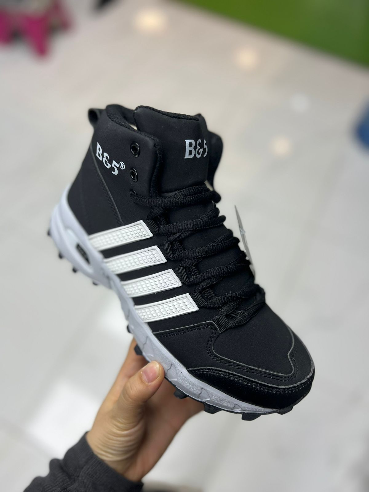 Мужские зимние ботинки B&5 SO-213-89 (8 пар в коробе, размер 36-41)