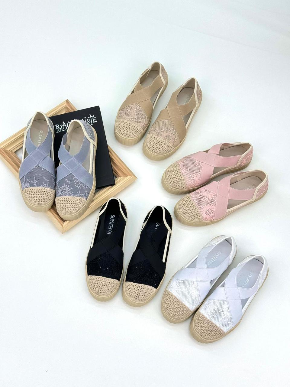 Женские весенние туфли SUYIFEIYA SO-246-143 (8 пар в коробе, размер 36-41)