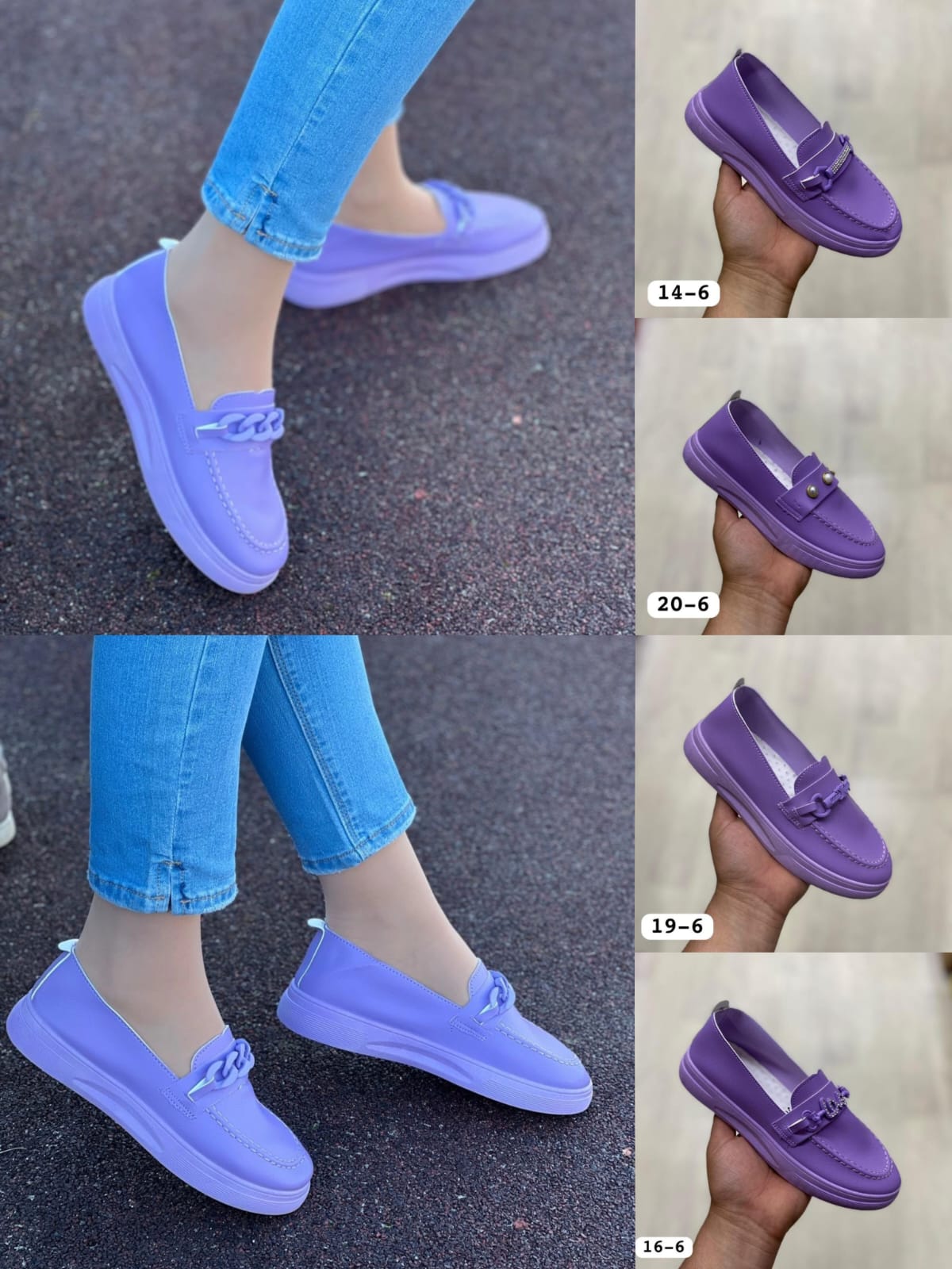 Женские весенние туфли FASHION SO-216-25 (8 пар в коробе, размер 36-41)