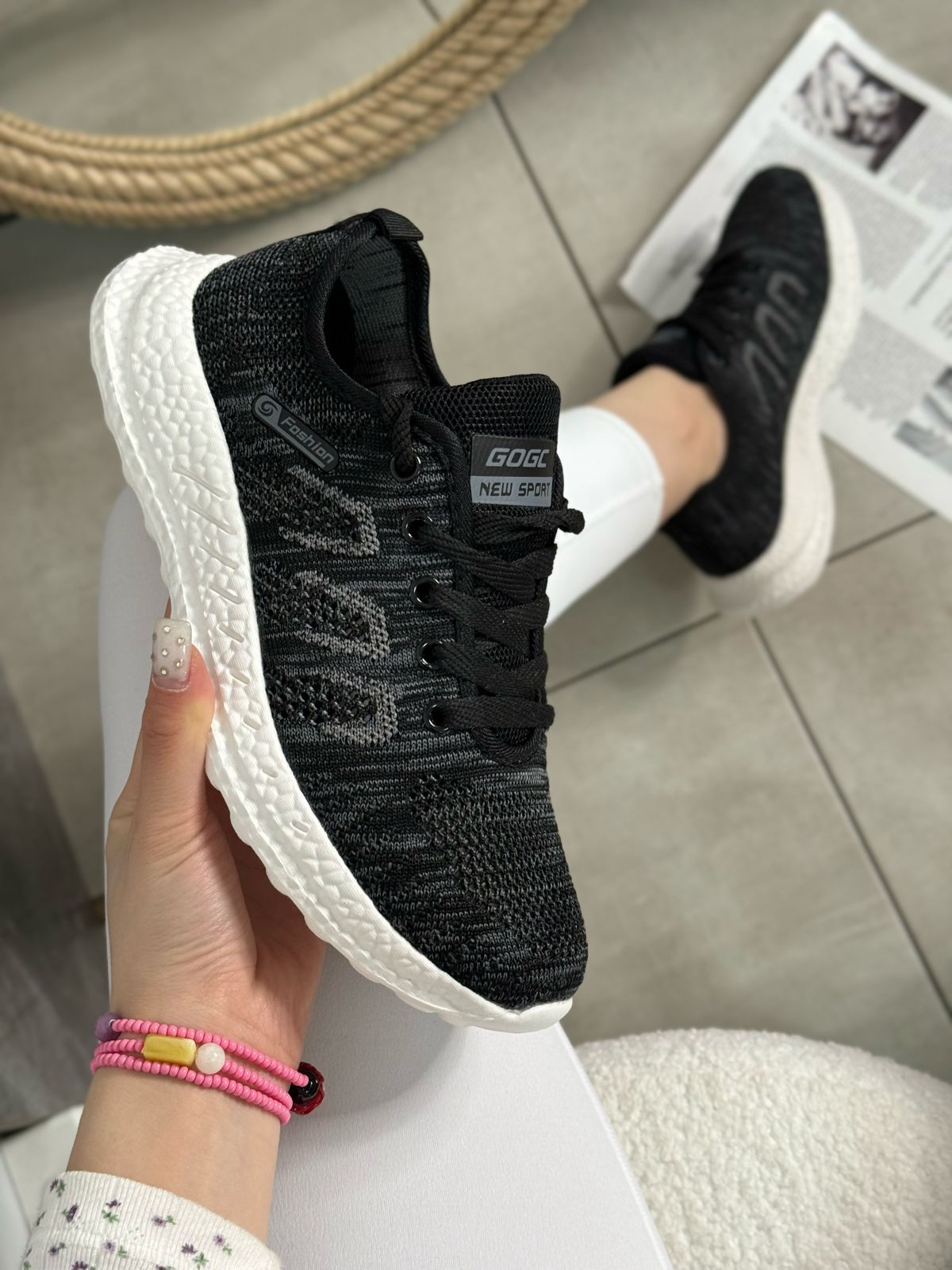 Женские весенние кроссовки FASHION SO-237-56 (8 пар в коробе, размер 36-41)