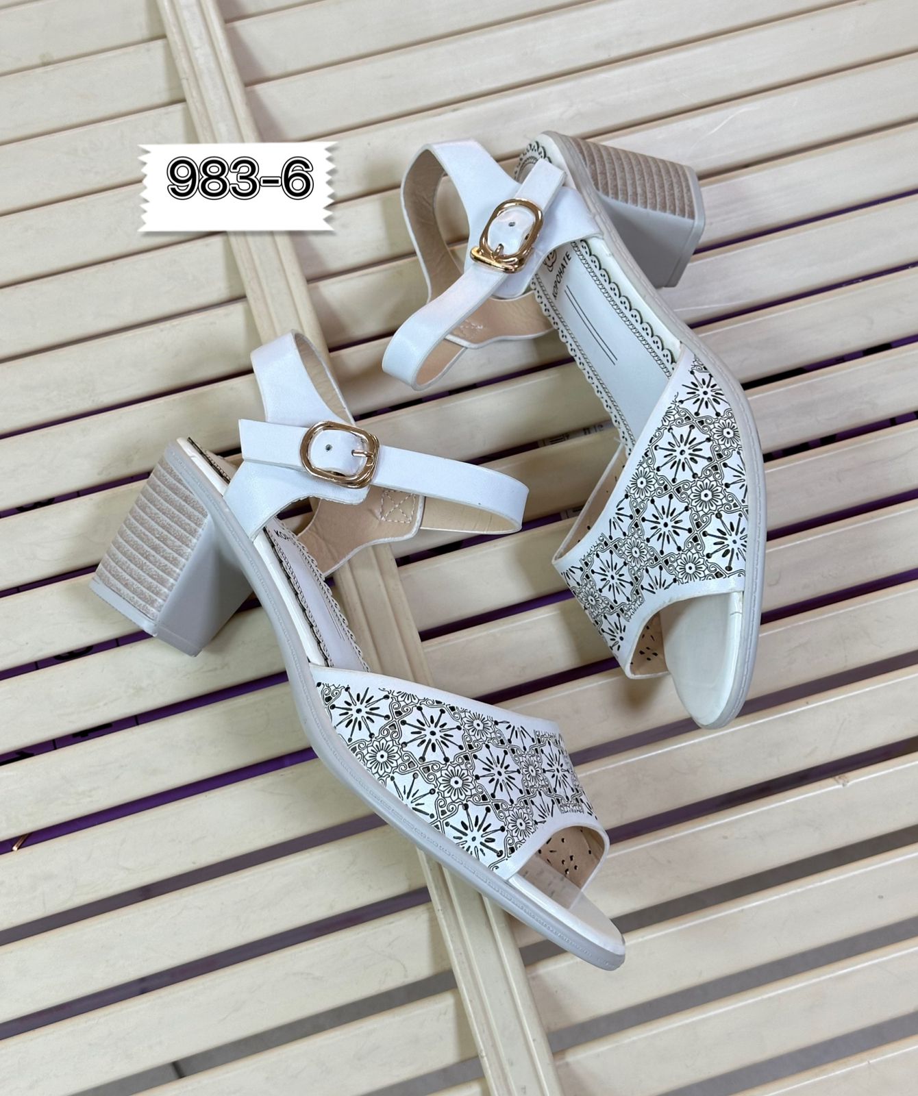 Женские летние босоножки FASHION SO-240-1 (8 пар в коробе, размер 36-41)