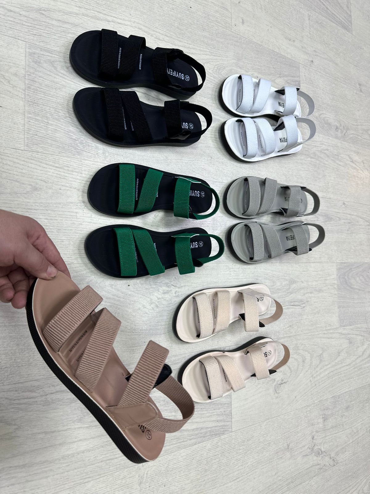 Женские весенние босоножки SUYIFEIYA SO-246-71 (10 пар в коробе, размер 36-41)