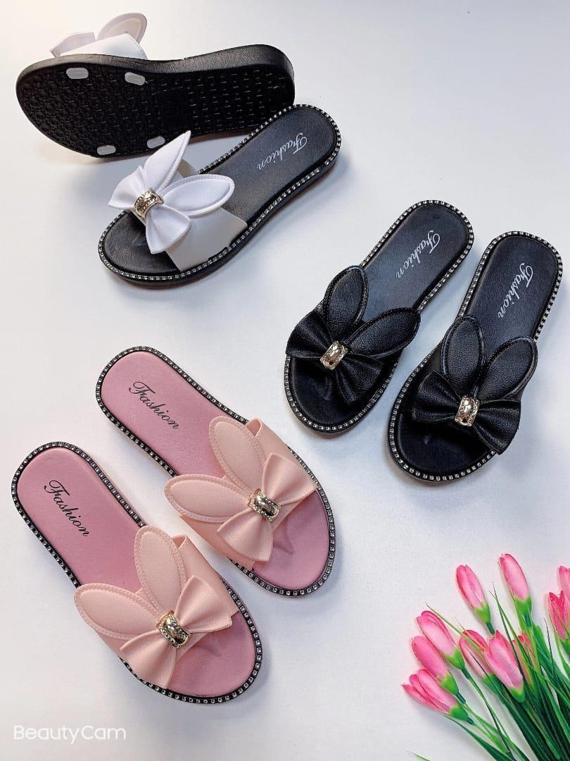 Женские летние шлепанцы FASHION SO-220-123 (12 пар в коробе, размер 36-41)