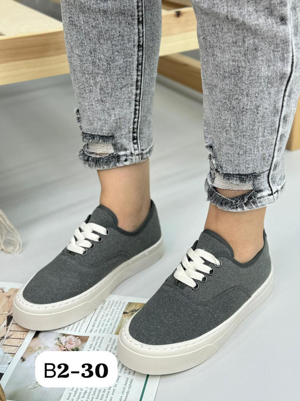 Женские кеды  FASHION SO-252-129 (8 пар в коробе, 36-41 размер)