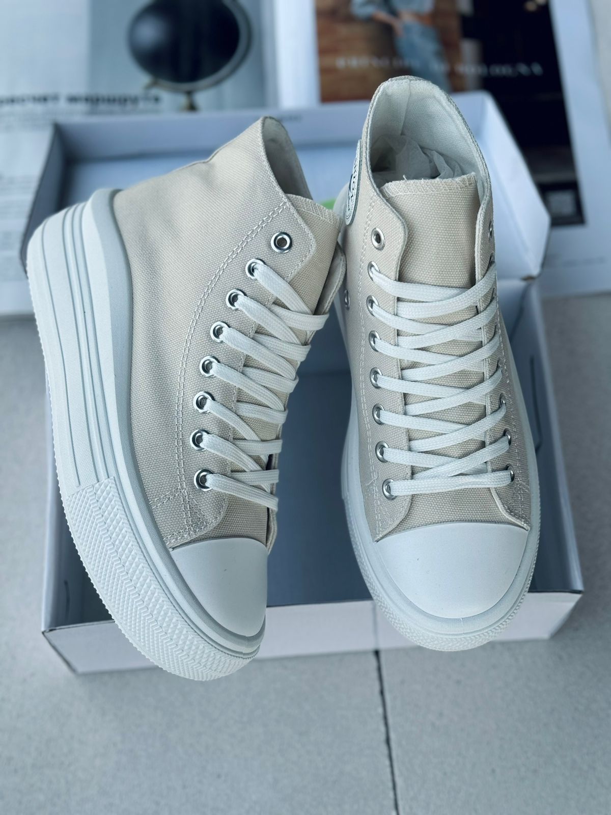 Женские весенние кеды FASHION SO-240-47 (8 пар в коробе, размер 36-41)