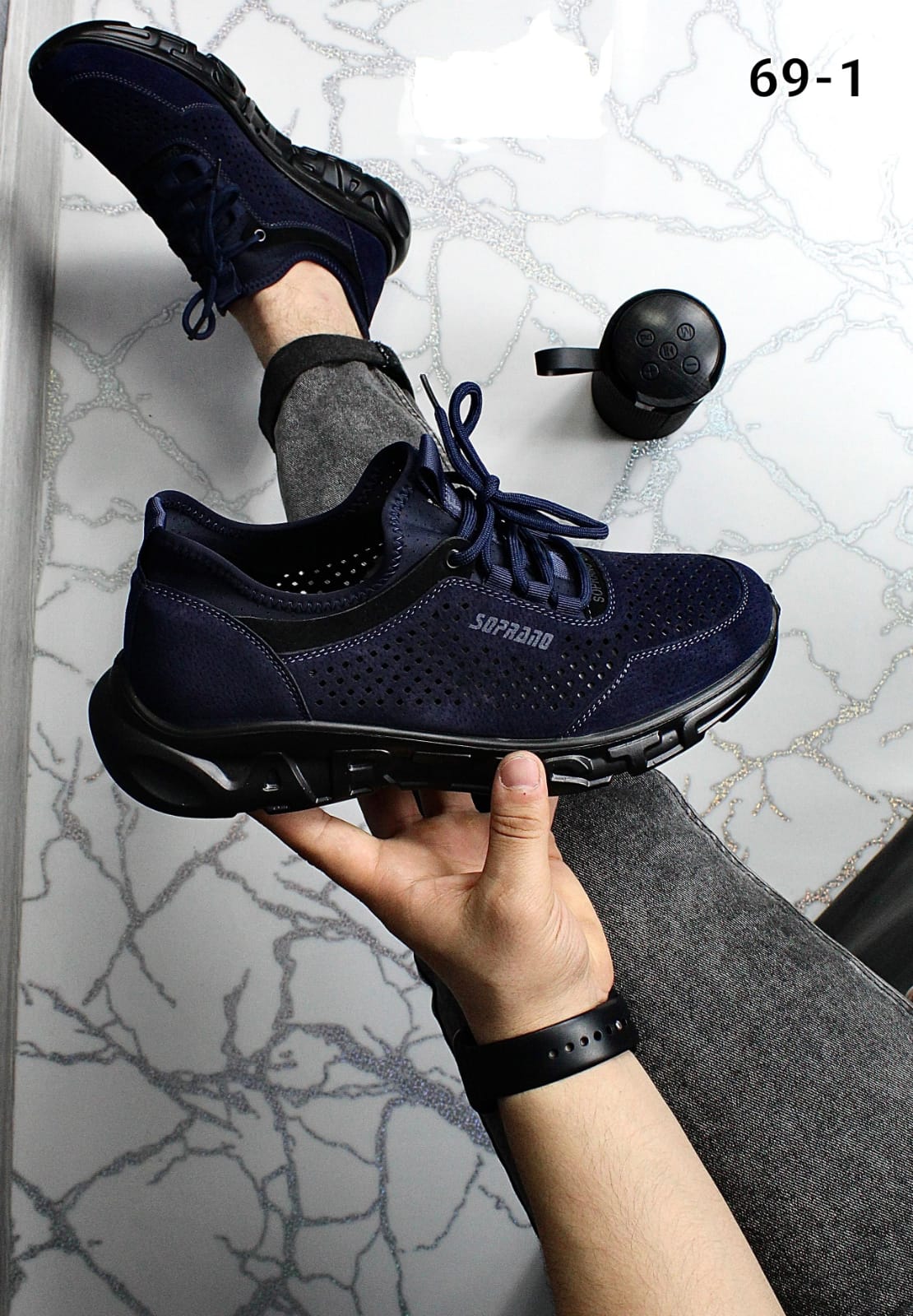 Мужские весенние кроссовки AIR SO-243-55 (8 пар в коробе, размер 41-46)