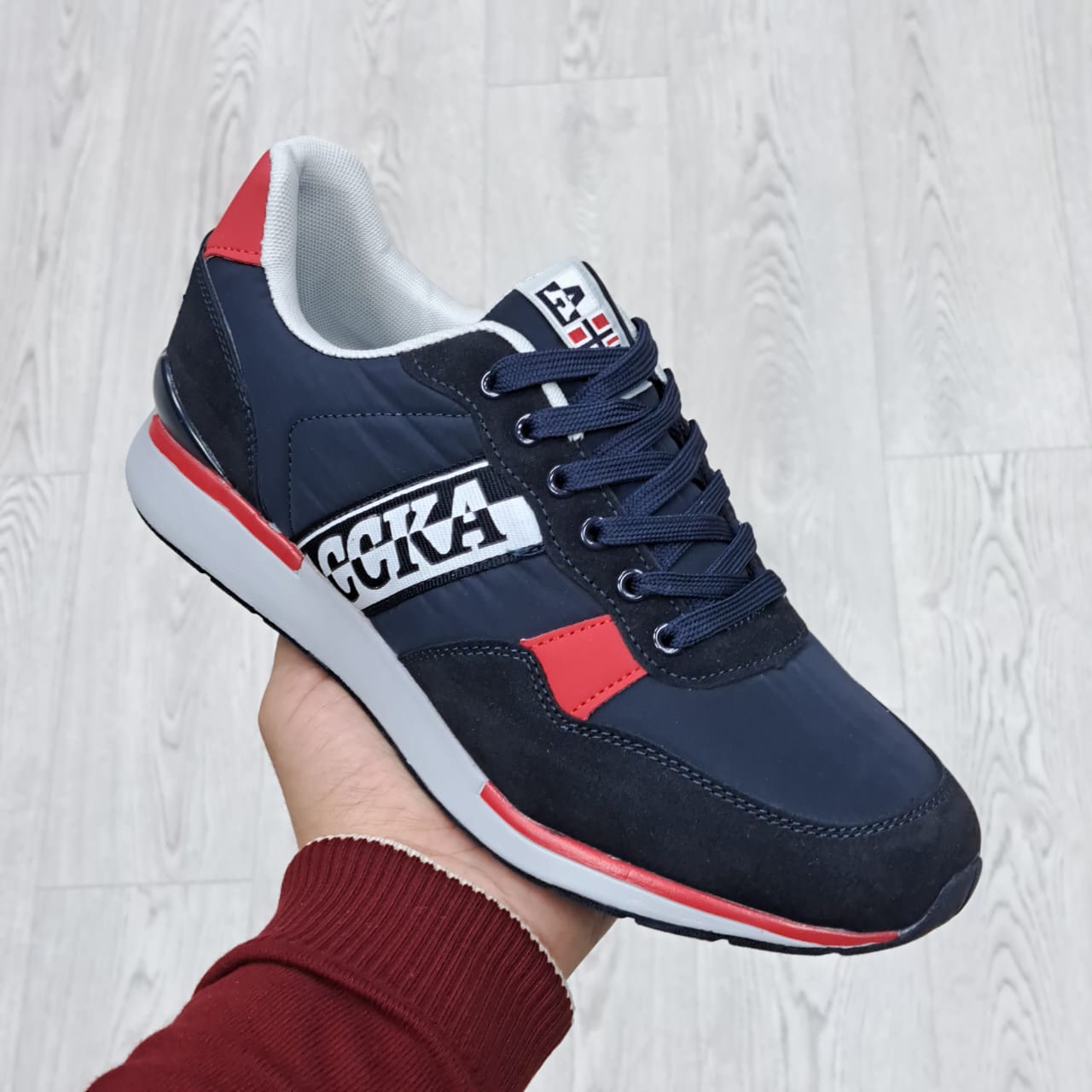 Мужские весенние кроссовки FASHION SO-230-207 (8 пар в коробе, размер 41-46)