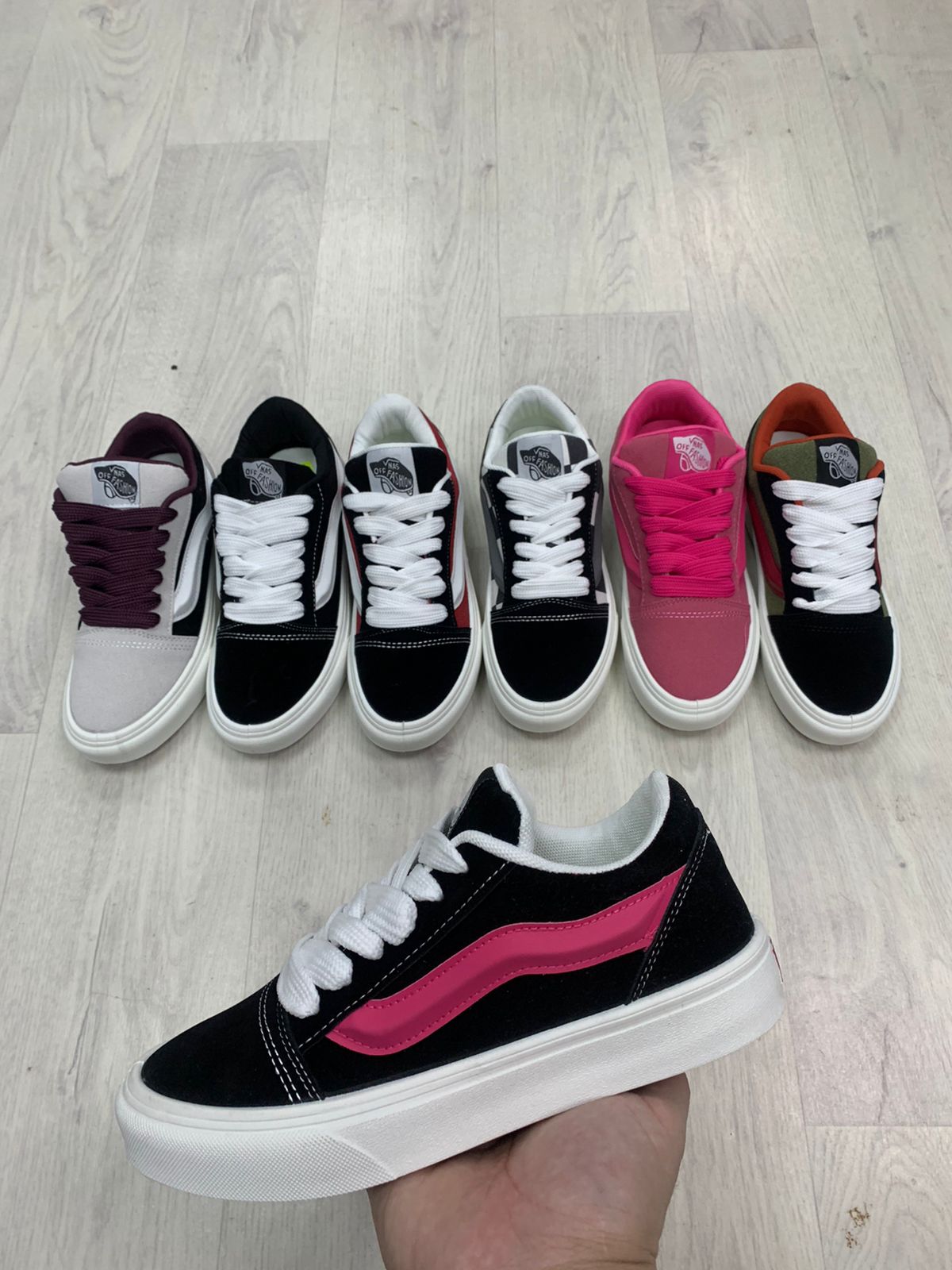 Женские весенние кроссовки MEITESI SO-224-126 (8 пар в коробе, размер 36-41)