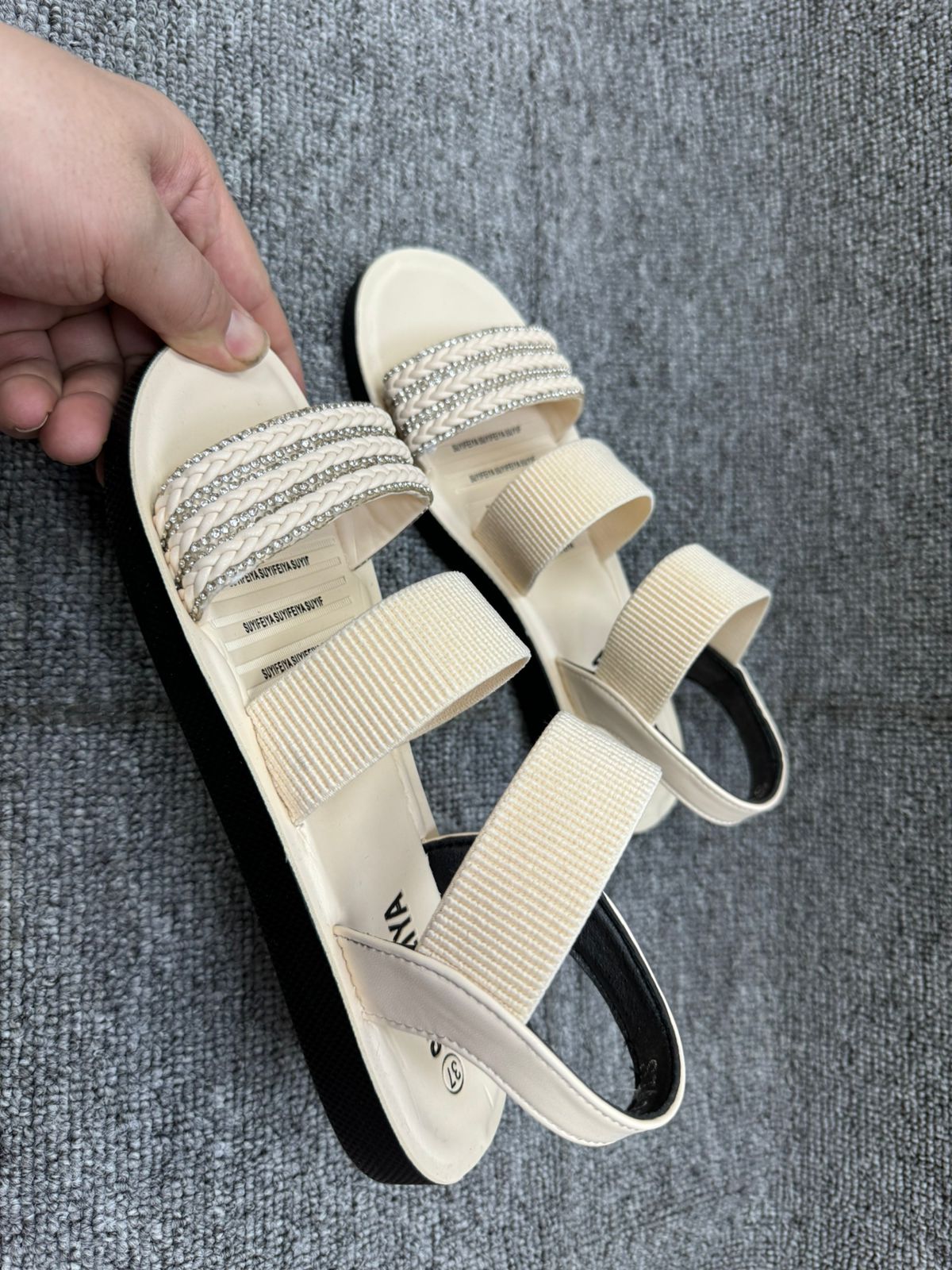 Женские весенние босоножки SUYIFEIYA SO-246-63 (10 пар в коробе, размер 36-41)