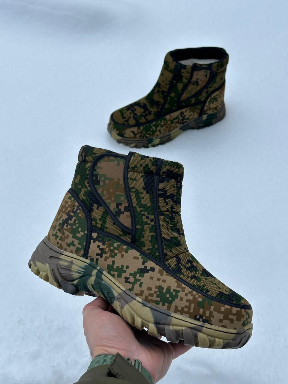 Мужские зимние дутики FASHION SO-222-29 (8 пар в коробе, размер 41-46)