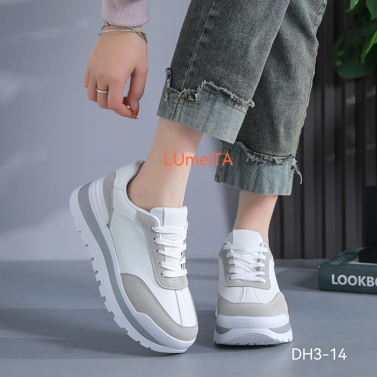 Женские кроссовки  FASHION SO-262-278 (8 пар в коробе, 36-41 размер)