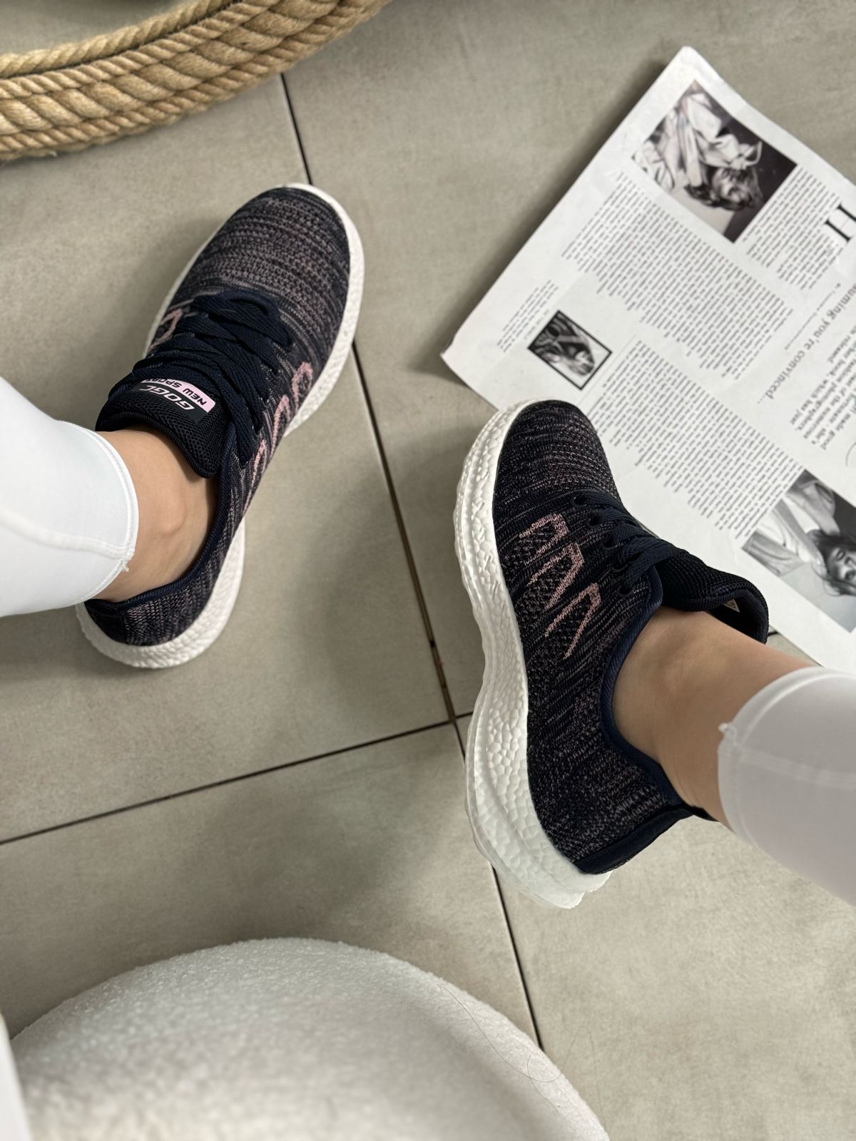 Женские весенние кроссовки FASHION SO-237-52 (8 пар в коробе, размер 36-41)