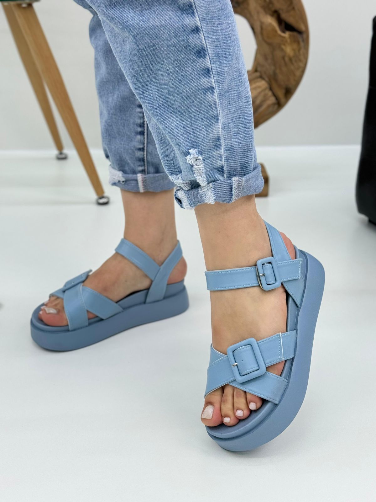 Женские весенние босоножки SUYIFEIYA SO-246-174 (8 пар в коробе, размер 36-41)