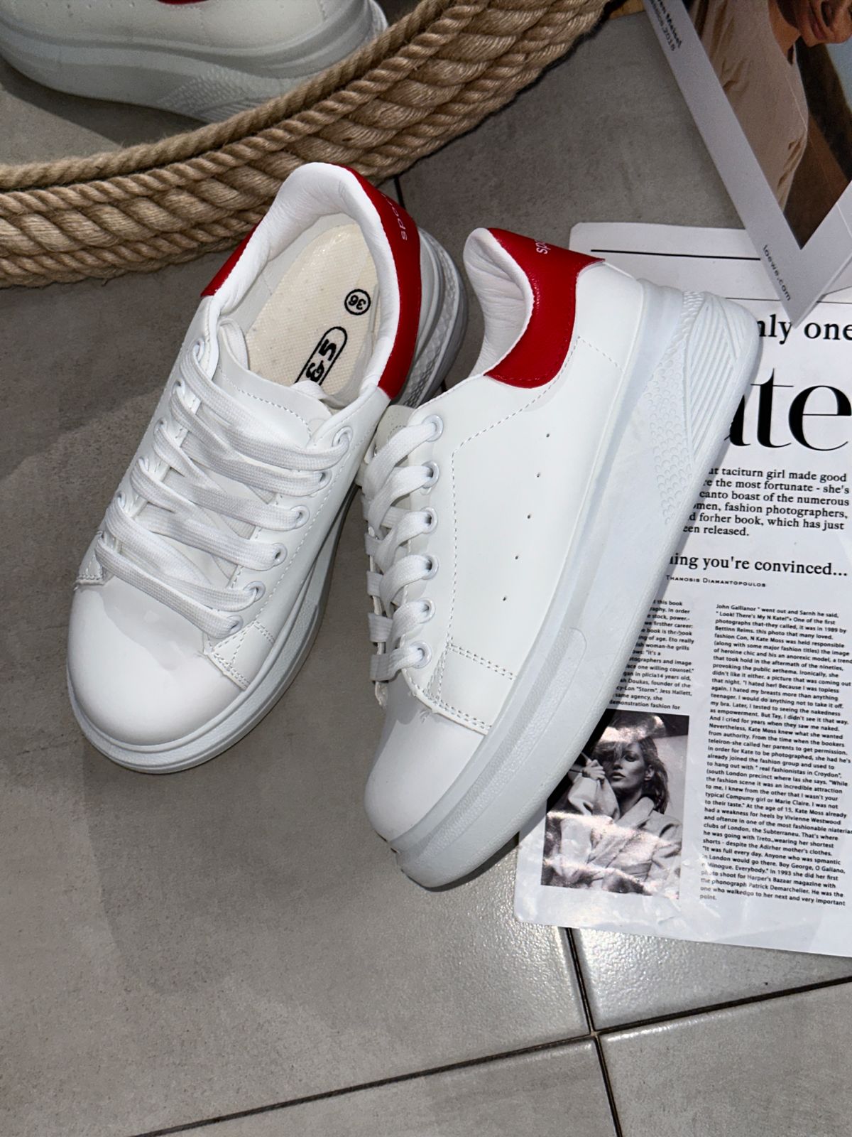 Женские весенние кроссовки FASHION SO-240-146 (8 пар в коробе, размер 36-41)