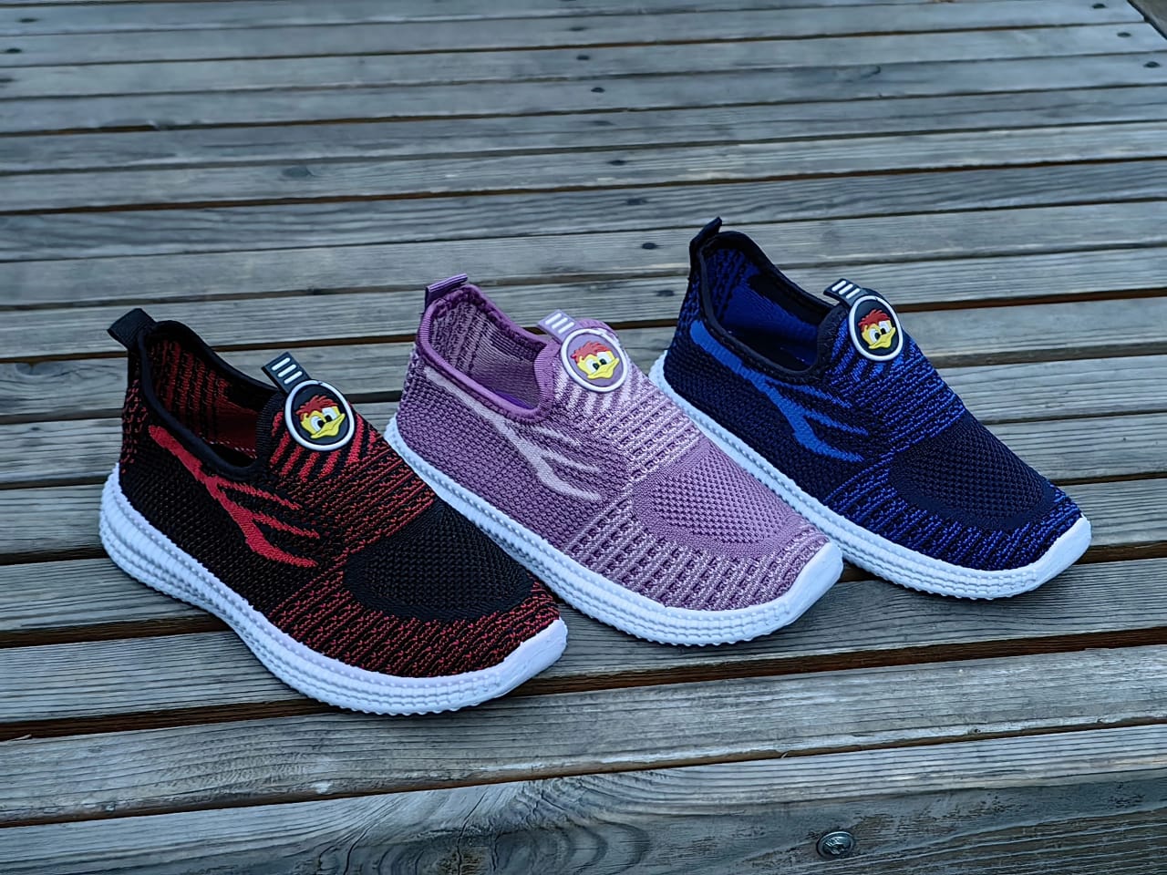 Детские слипоны  FASHION SO-254-279 (18 пар в коробе, 31-36 размер)