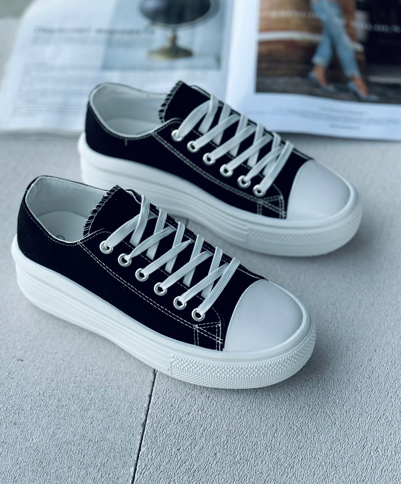 Женские весенние кеды FASHION SO-240-85 (8 пар в коробе, размер 36-41)