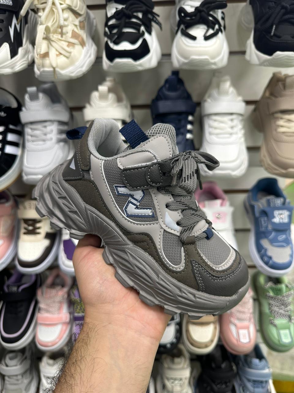 Детские кроссовки  FASHION SO-265-120 (8 пар в коробе, 32-37 размер)