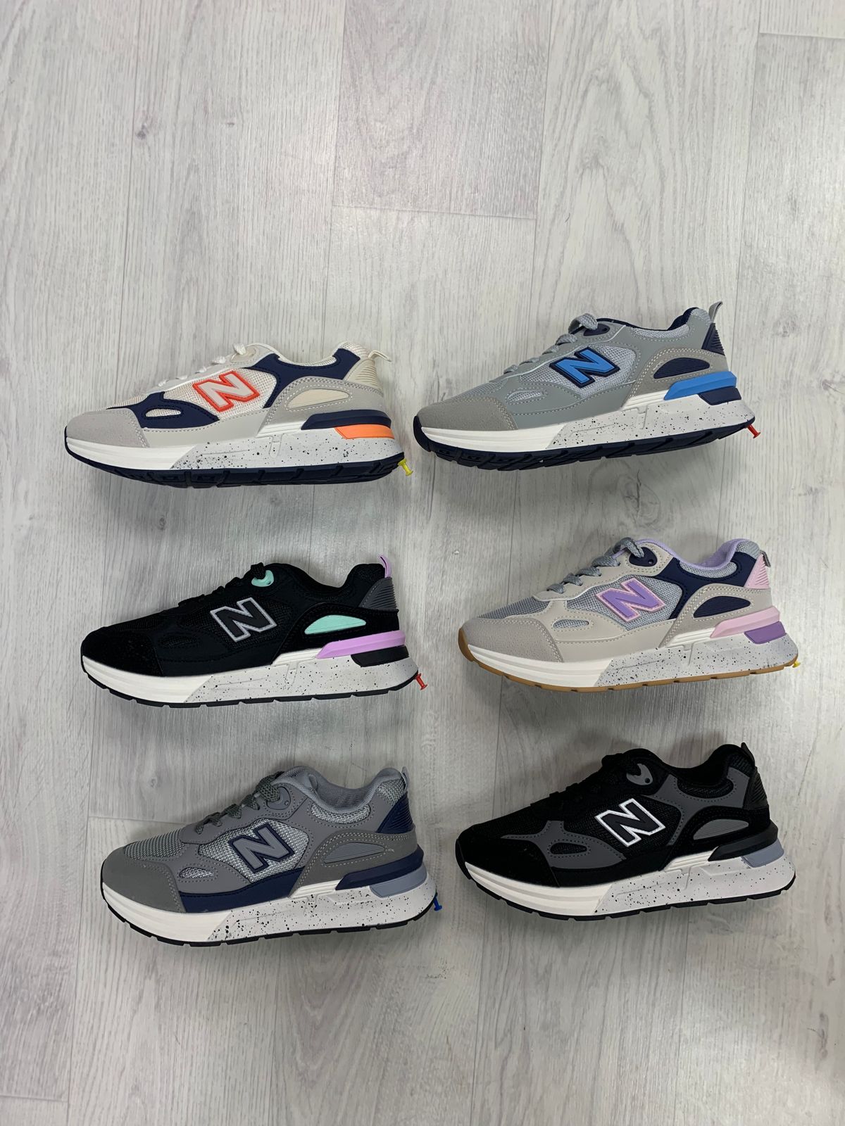 Женские весенние кроссовки FASHION SO-219-18 (8 пар в коробе, размер 36-41)