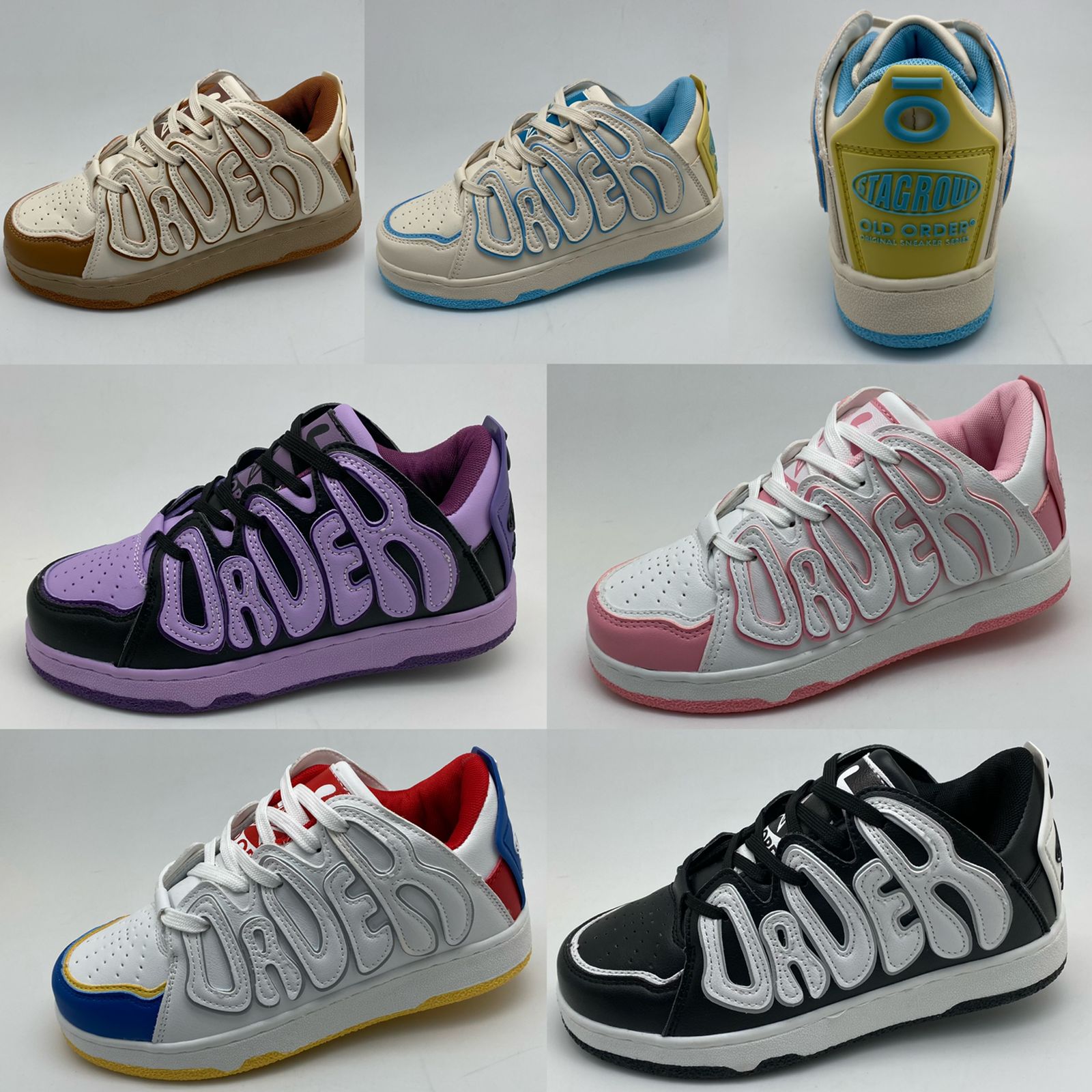 Женские весенние кроссовки AIR SO-222-202 (8 пар в коробе, размер 36-41)