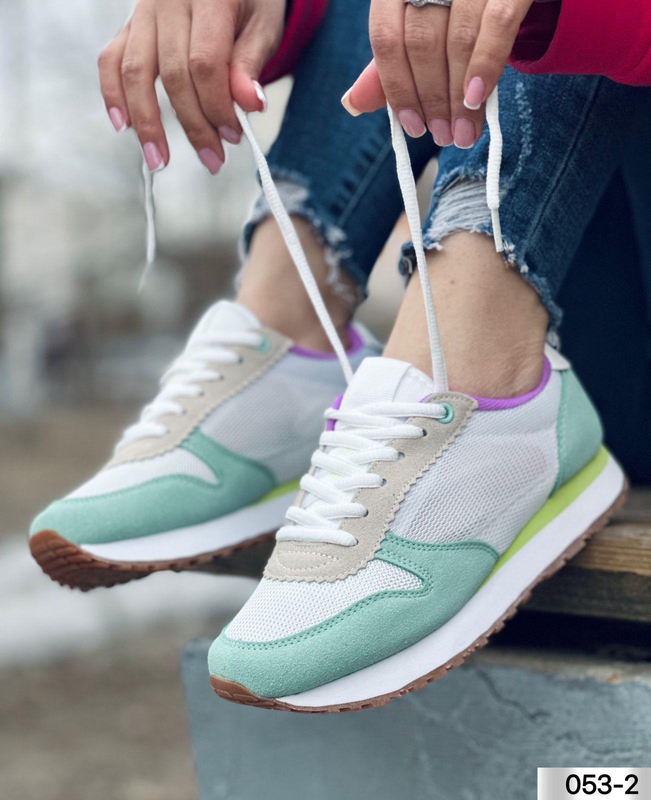 Женские весенние кроссовки FASHION SO-240-259 (8 пар в коробе, размер 36-41)