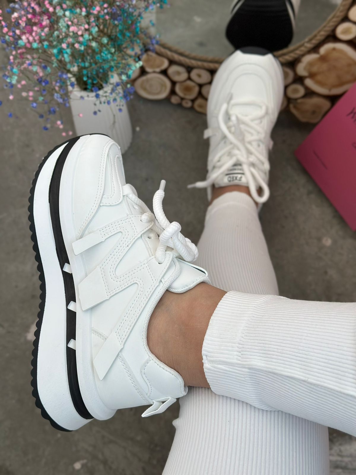 Женские весенние кроссовки FASHION SO-237-105 (8 пар в коробе, размер 36-41)